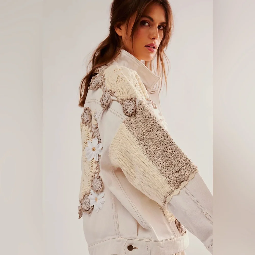 Free People Bali Rare Hearts Jacket